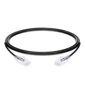 Patch Cord U/UTP Cat6 Siyah LSZH – Yüksek Hızlı, Güvenli ve Dayanıklı Ağ Bağlantısı