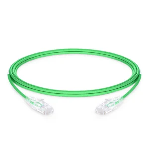 Patch Cord U/UTP Cat6 Yeşil LSZH – Yüksek Performanslı, Güvenli ve Çevre Dostu Ethernet Kablosu